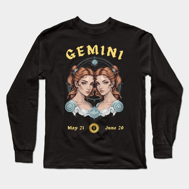 Perfect Gift For a Gemini Long Sleeve T-Shirt by Ironclaw